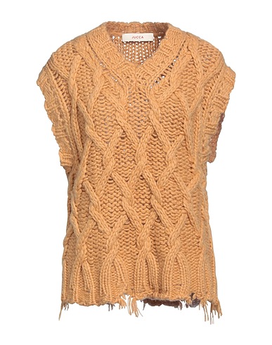JUCCA Pullover Kamel 40% Mohairwolle, 40% Wolle, 20% Polyester