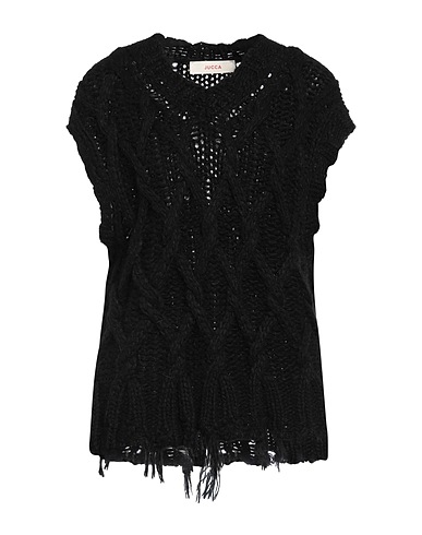 JUCCA Pullover Schwarz 40% Mohairwolle, 40% Wolle, 20% Polyester