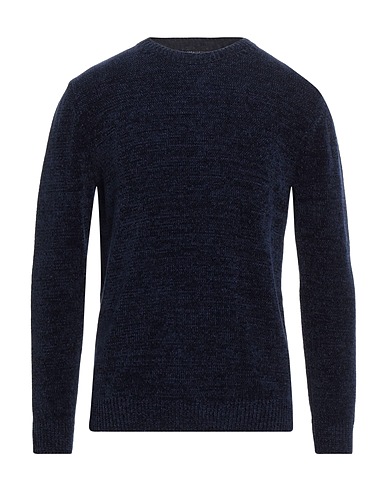 LUCA BERTELLI Pullover Bleu 55% Acrylique, 45% Viscose