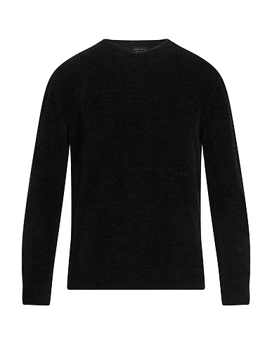 LUCA BERTELLI Pullover Schwarz 55% Acryl, 45% Viskose