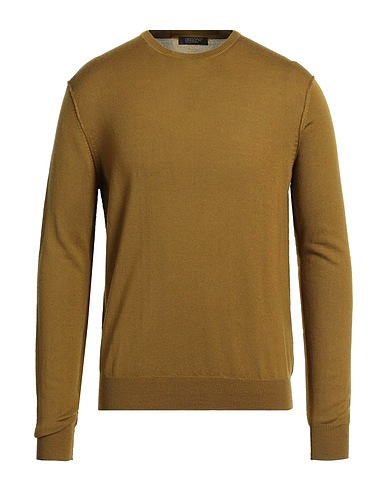 ARAGONA Pullover Verde militare 100% Lana