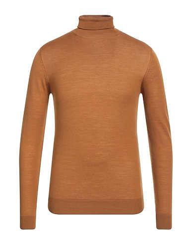 L.B.M. 1911 Polo neck Camel 100% Virgin Wool
