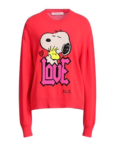 PHILOSOPHY di LORENZO SERAFINI Sweater X PEANUTS Red 70% Wool, 30% Cashmere