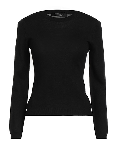ARAGONA Sweater Black 100% Merino Wool