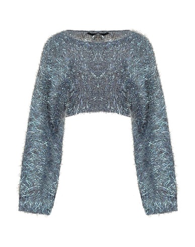 .TESSA Sweater Slate blue 78% Polyester, 22% Polyamide