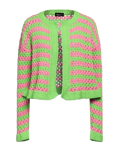 ROBERTO COLLINA Cardigan Light green 100% Organic cotton