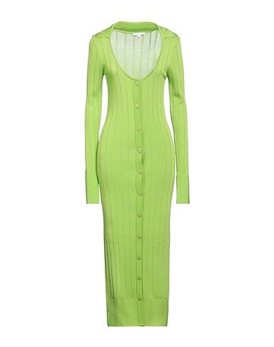 PATRIZIA PEPE Midi dress Lime green 80% Viscose, 20% Polyamide