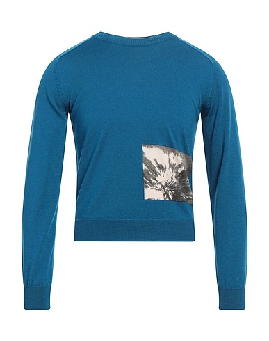 A BETTER MISTAKE Pullover Aquamarin 100% Wolle