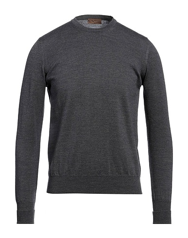 ALPHA MASSIMO REBECCHI Jumper Charcoal 100% Merino Wool