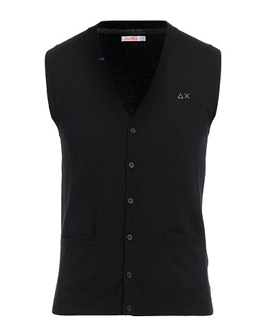 SUN 68 Sleeveless jumper 50% Merino Wool, 50% Cotton