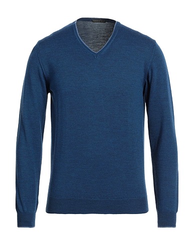 THOMAS REED Pullover Blu navy 100% Lana Merino