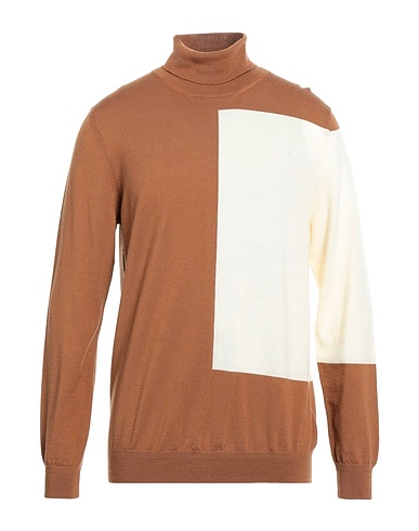 MASQ Polo neck Camel 100% Merino Wool