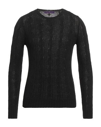 RALPH LAUREN PURPLE LABEL Cashmere blend Black 100% Cashmere
