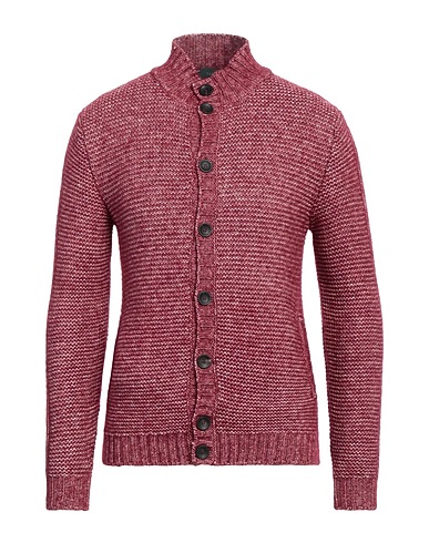 ZANONE Cardigan Plum 64% Cotton, 22% Alpaca wool, 14% Virgin Wool