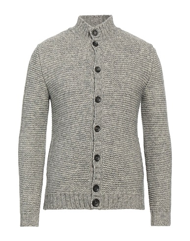ZANONE Cardigan Grey 64% Cotton, 22% Alpaca wool, 14% Virgin Wool