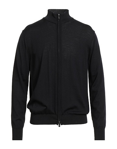 EMPORIO ARMANI Cardigan Midnight blue 100% Virgin Wool