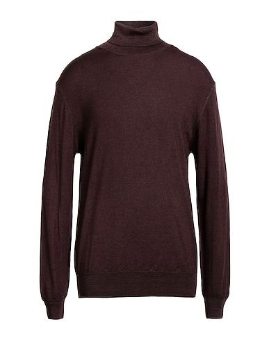 RETOIS Turtlenecks CIOCCOLATO 100% Merino Wool