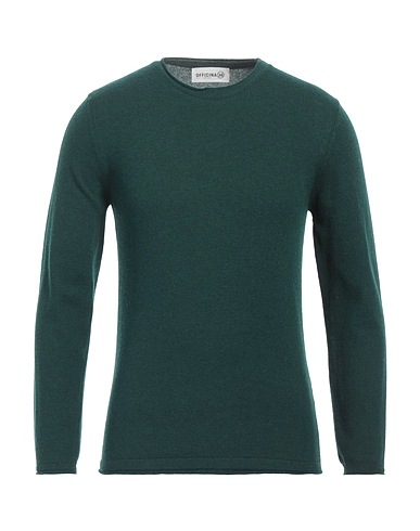 OFFICINA 36 Sweater Emerald green 35% Viscose, 30% Wool, 30% Polyamide, 5% Cashmere