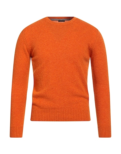 RETOIS Pullover Orange 100% Merinowolle
