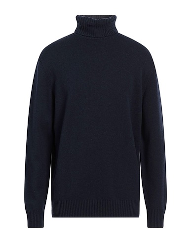 KANGRA Polo neck Midnight blue 70% Wool, 20% Silk, 10% Cashmere