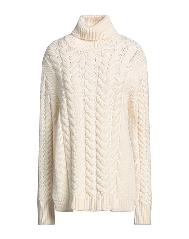 TIBI Polo neck Cream 60% Wool, 40% Acrylic