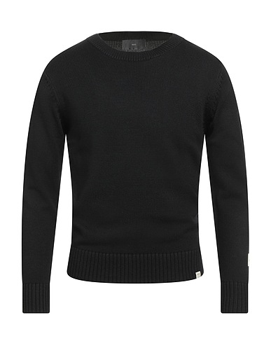 LIU •JO MAN Jumper Black 41% Cotton, 28% Polyester, 13% Polyamide, 13% Acrylic, 5% Wool