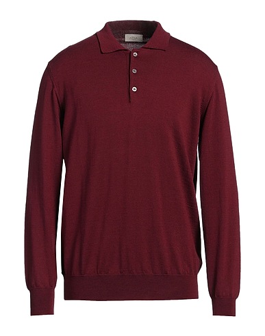 ALTEA Pullover Bordeaux 100% Lana Vergine