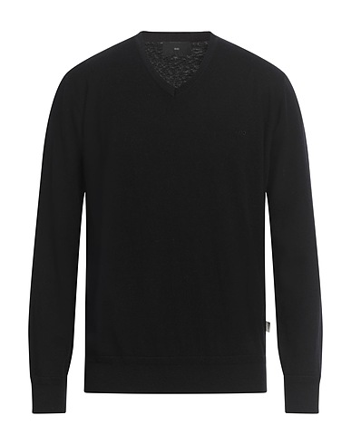 LIU •JO MAN Jumper Black 40% Cotton, 35% Polyester, 25% Wool