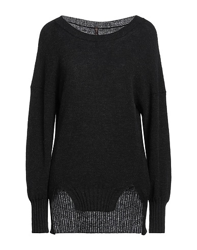 MANILA GRACE Pullover Nero 55% Poliammide, 25% Lana, 20% Lana di alpaca