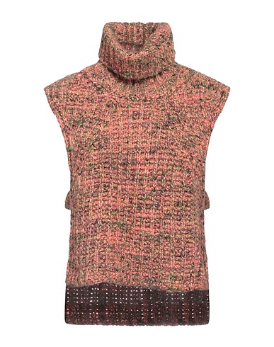 MARANT ÉTOILE Polo neck Orange 75% Acrylic, 15% Wool, 10% Alpaca wool