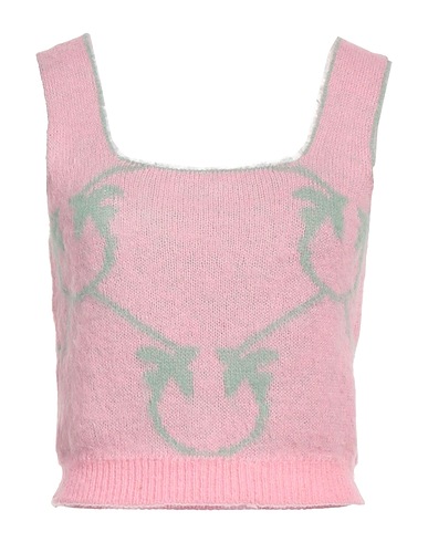 PINKO Crop top Rosa 45% Acrilico, 35% Poliammide, 20% Lana di alpaca