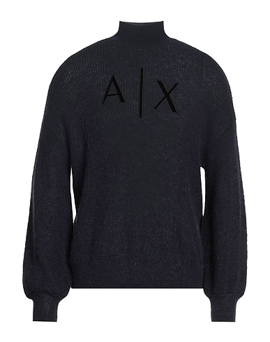 ARMANI EXCHANGE Rollkragenpullover Nachtblau 30% Acryl, 30% Polyamid, 24% Wolle, 16% Mohairwolle