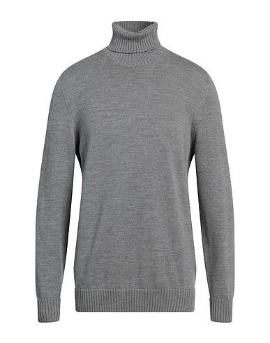 DRUMOHR Polo neck Grey 100% Merino Wool