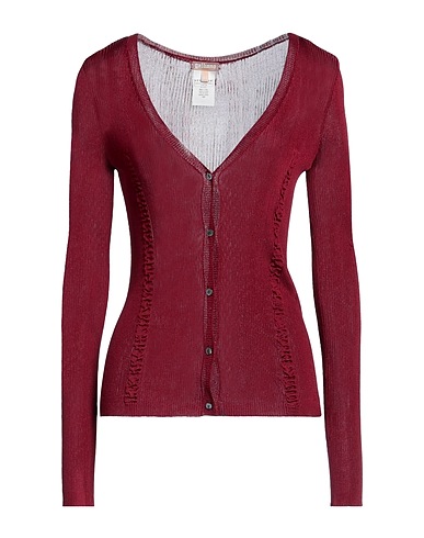 GALLIANO Cardigan Bordeaux 100% Viscosa