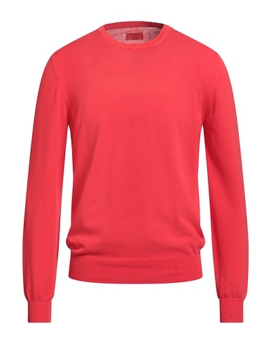 GRAN SASSO Sweater VINTAGE Tomato red 100% Cotton