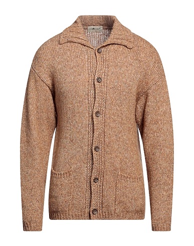 IRISH CRONE Cardigan Sabbia 53% Lana Vergine, 23% Poliammide, 12% Poliestere, 12% Acrilico