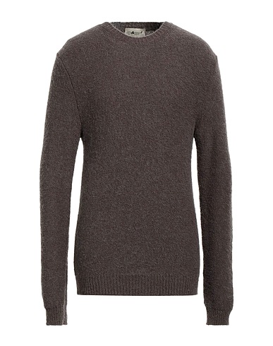 IRISH CRONE Sweater Khaki 38% Acrylic, 34% Alpaca wool, 15% Polyamide, 13% Virgin Wool