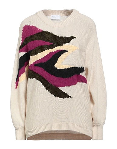 NENETTE Sweater Beige 35% Viscose, 30% Wool, 25% Synthetic fibers, 7% Cashmere, 3% Elastane