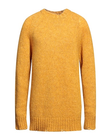 MAISON FLÂNEUR Jumper Mustard 56% Alpaca wool, 34% Polyamide, 10% Wool