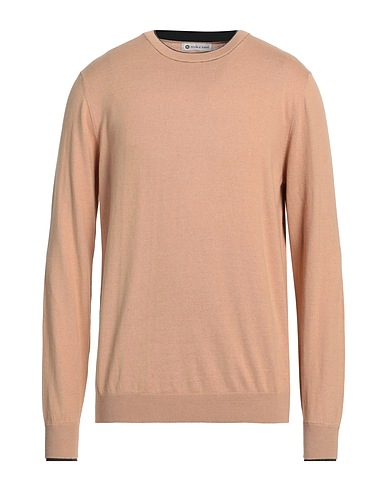 DOUBLE EIGHT Sweater Beige 95% Cotton, 5% Cashmere