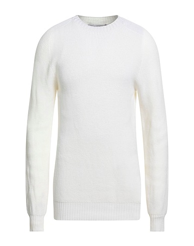 AMARANTO Pullover Bianco 100% Lana
