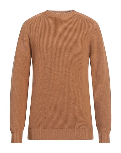 AMARANTO Pullover Cammello 100% Lana