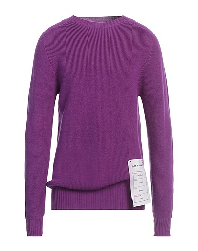 AMARANTO Jumper Purple 100% Wool