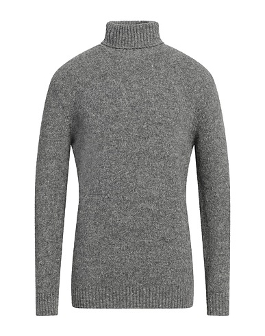 KANGRA Polo neck Grey 37% Alpaca wool, 30% Cotton, 24% Polyamide, 7% Wool, 2% Elastane
