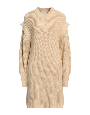 SILVIAN HEACH Short dress Beige 94% Acrylic, 6% Nylon