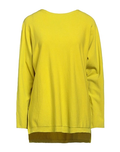 LE SARTE DEL SOLE Jumper Lime green 56% Viscose, 28% Polyester, 16% Polyamide