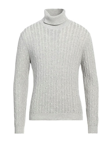 BELLWOOD Turtleneck Light grey 45% Cotton, 45% Wool, 10% Cashmere