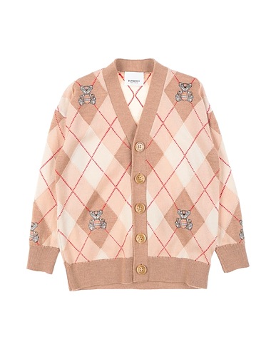 BURBERRY Cardigan Camel 100% Wool, Polyamide, Elastane