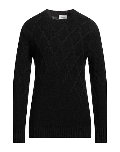BECOME Pullover Noir 79% Polyester, 21% Polyuréthane