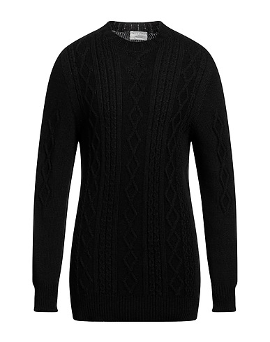 BECOME KNITWEAR Black 74% Acrylic, 26% Polyester